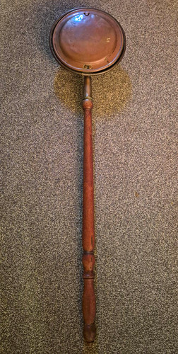 Copper long handled pan - long-handled, /