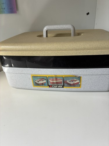 Vintage curver plastic sewing - plastic,