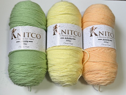 Knitco aran 3x200g 420m - knitco, 3x200g/420m