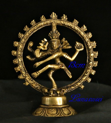 Shiva nataraja figurine brass - nataraja,