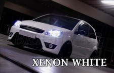 Fits FORD FIESTA MK6 ZETEC ST HEADLIGHT LAMP LIGHT BULBS XENON 6000K WHITE x2