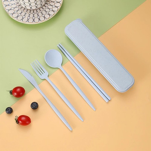 4pcs reusable travel cutlery - 4pcs,