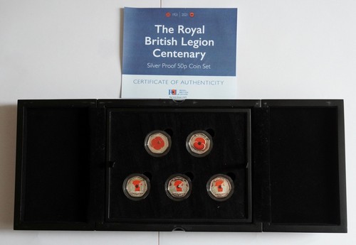 Pence silver coin set - 50,