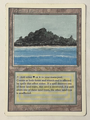 Mtg tropical island revised - tropical,