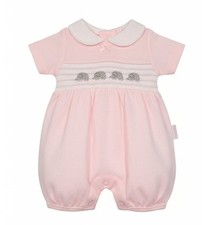 PREM BABY GIRLS ROMPERS PINK