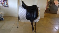 18" Devoucoux Dressage Saddle Brown - Mikala Medium Wide 