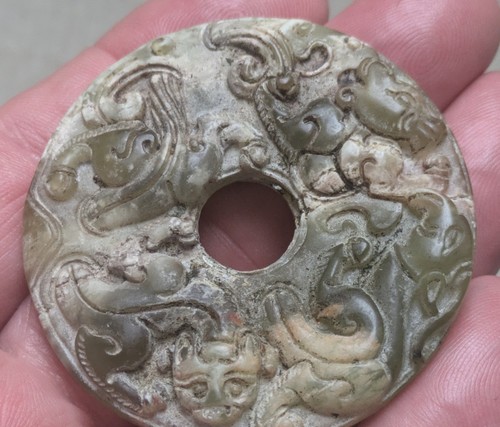 Antique chinese jade - jade, pendant