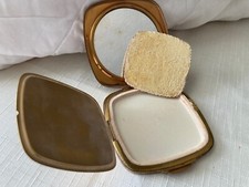 Vintage Zenette compact circa 1940/50s 'contents empty' NOTE ENGRAVING 