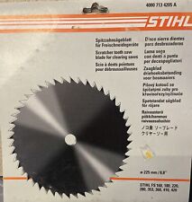 Genuine STIHL Clearing Saw 48 Tooth Scratcher Blades 4000 713 4205A  Pk Of 2