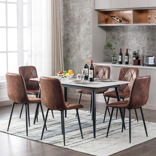 Dining chairs set velvet - dining,