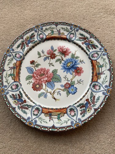 Famille rose plate - famille, "madame