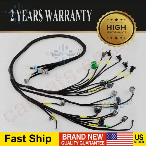 Tucked engine wiring harness - engine,