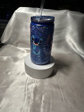 LOVELY GLITTERY BLUE CARTOON TUMBLER*******BNWOT****NEW***