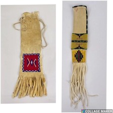 Native American Indian Beaded Pipe Bag
