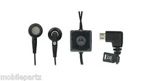 Genuine Motorola Black Wired