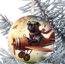 Samoyed Dog Hanging Bauble