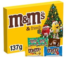 M&M's and Friends Medium Christmas Chocolate Selection Box, 137g