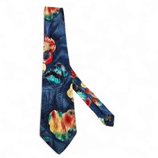 Primavera 100% Silk Tie by Tie Rack Made in Italy VGC