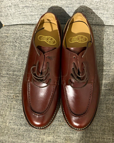 Fdr men brown leather derby - fdr,