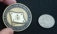 AUTHENTIC 4 Star General SecArmy Assistant Secretary of the Army Challenge Coin