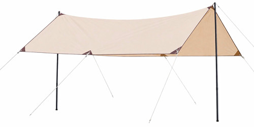Beige rectangular shade - rectangular,