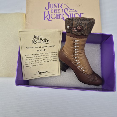 Just the right shoe - just,