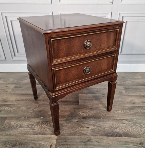 Vintage mahogany bedside - vintage,