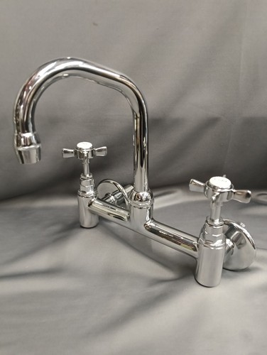 Chrome mixer taps wall mounted - taps,