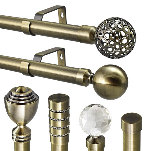 Extendable curtain pole rod - curtain,