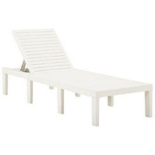 Sun Lounger Plastic Deck Chair