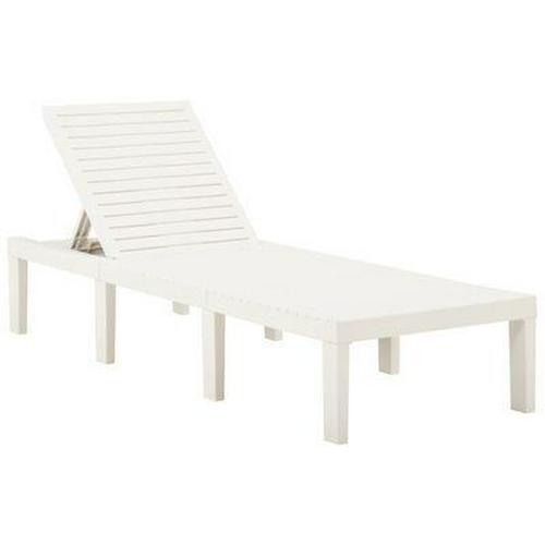 Sun lounger plastic deck - plastic, chair