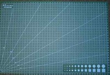 A3 DOUBLE SIDED Craft Cutting Mats Non Slip Self Healing Printed Grid Bargain