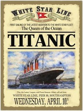 Titanic White Star Line (First