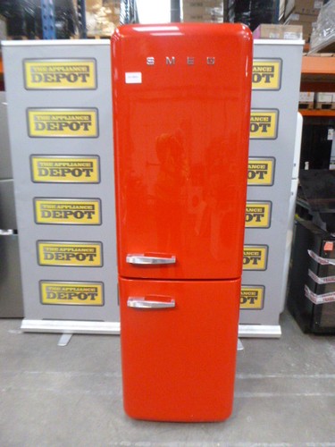 Smeg fridge freezer red - smeg,