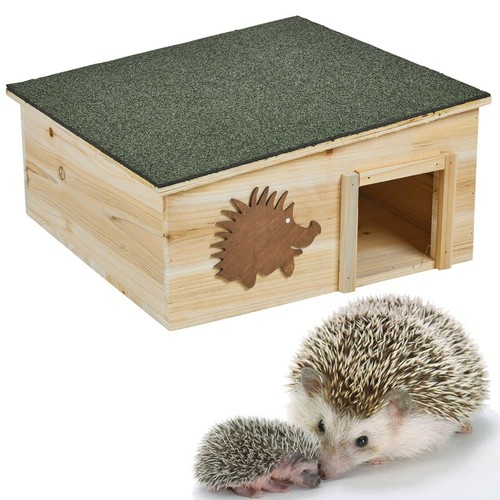 Wooden hedgehog house - wooden,
