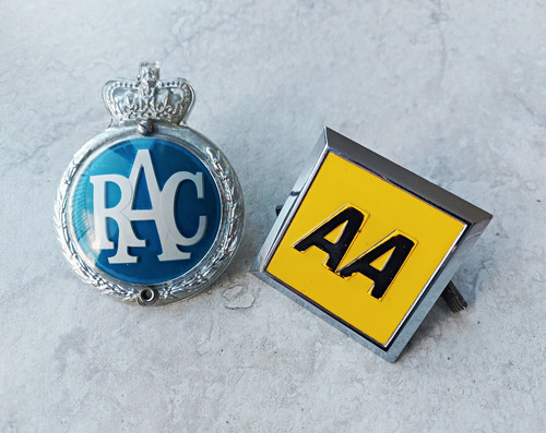 Vintage rac car grill - rac,