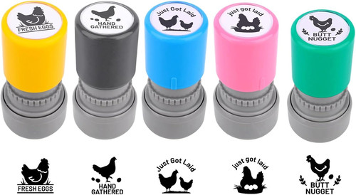 5pcs fresh egg stamps - 5pcs, stamps,