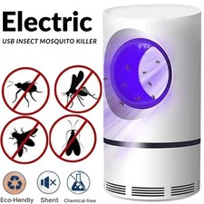 Electric USB Insect Mosquito Killer Bug Zapper Fly-Pest Catcher Trap LED Lamp UK