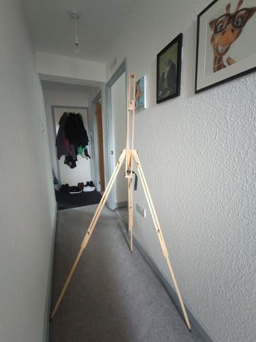 6ft wooden tripod easel - tripod,