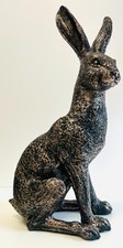 Hare Ornament, Bronze Effect