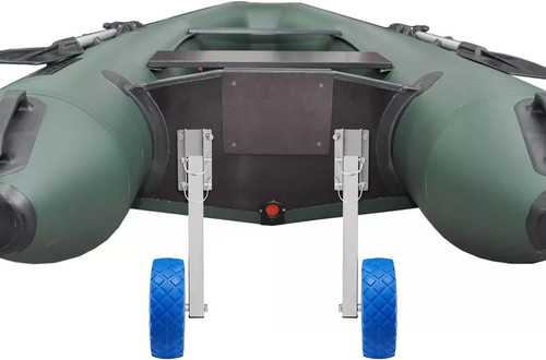 Inflatable boat launching - boat,