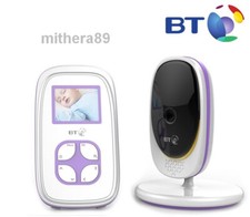 BT 2000 Video Baby Monitor 2" SCREEN Night Vision LULLABIES Zoom Pan_Tilt CAMERA