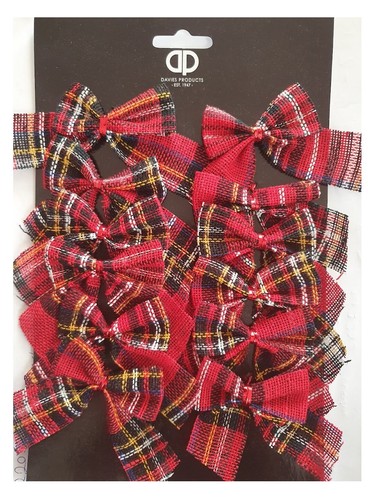 Red tartan check - 12,