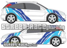 Ford Focus large Tiger stripes