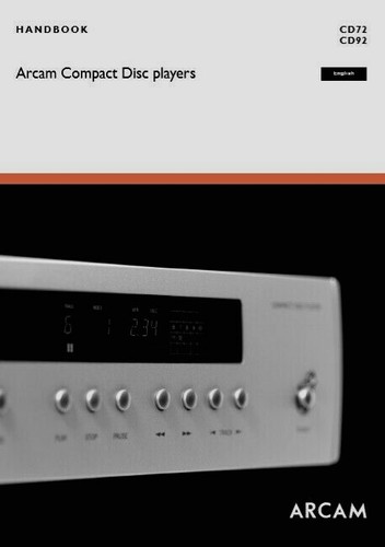 Arcam cd72 cd92 cd - cd72,