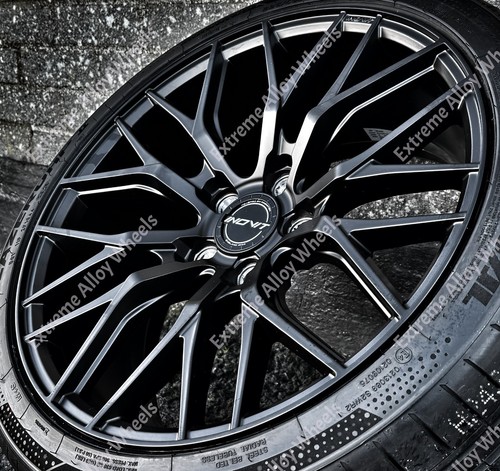 Black alloy wheels fits - 18",