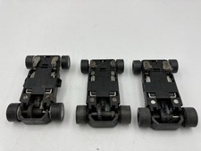 Micro Scalextric 3 x spare 12 volt motors & chassis  (narrow fitting) Scale 1/64