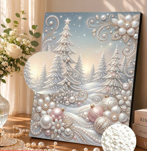 Tree christmas diy pearl - tree,