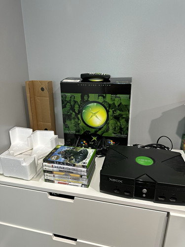 Microsoft xbox original black - xbox,