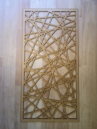 Laser cut web decorative - cut,